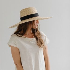 Gigi Pip Gwen Large Brim Sun Hat Size 61 XL